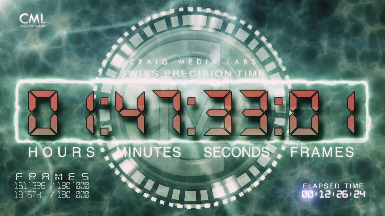 ⏳ 2-Hour Deluxe Countdown Timer | Futuristic Design with Voice Over ⏰