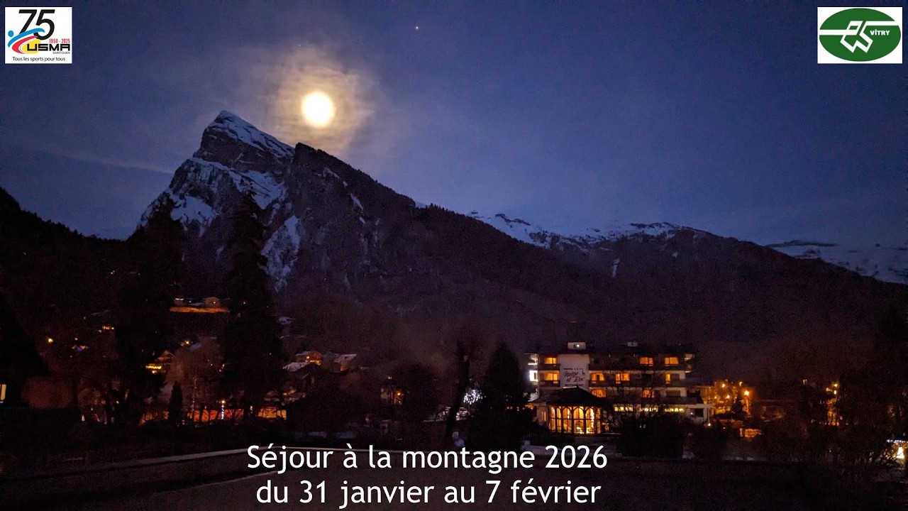 USMA + 50 ans et ES Vitry séjour neige 2026