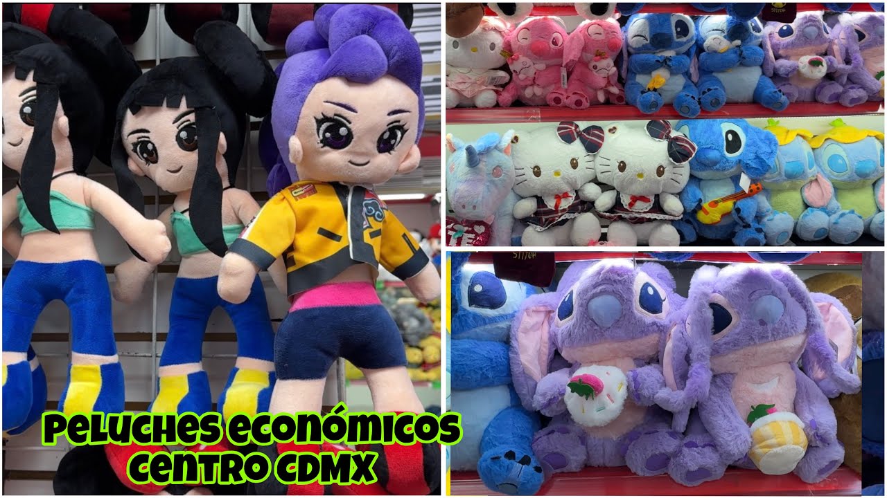 Peluches de PERSONAJES CENTRO CDMX mayoreo 🧸❤️