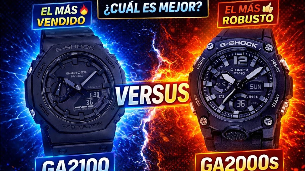 GA-2100 VS GA-2000S : ELIJE EL G-SHOCK CORRECTO PARA TI