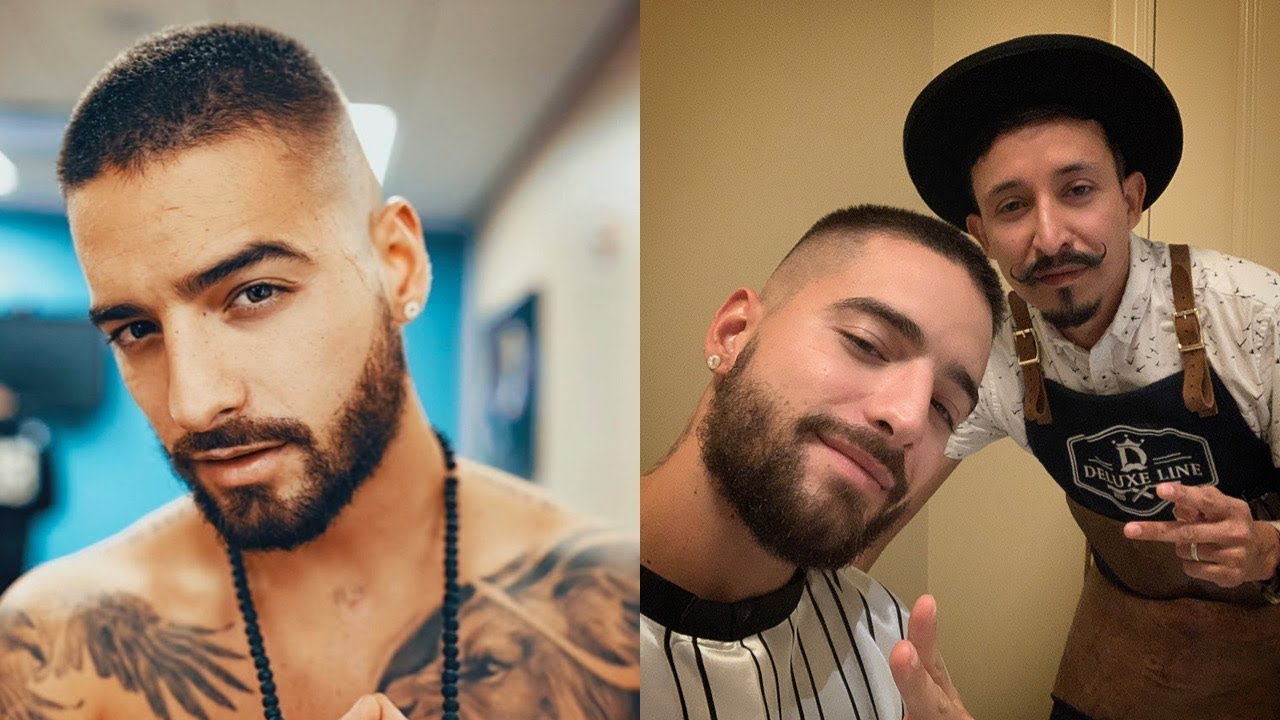 LE CORTE EL CABELLO A MALUMA #maluma #barberia