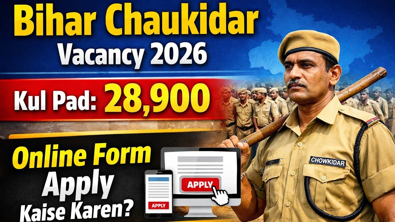 Bihar police chaukidar vecancy 2026 | Bihar chaukidar online aavedan kaise kare | NextGen cyber 