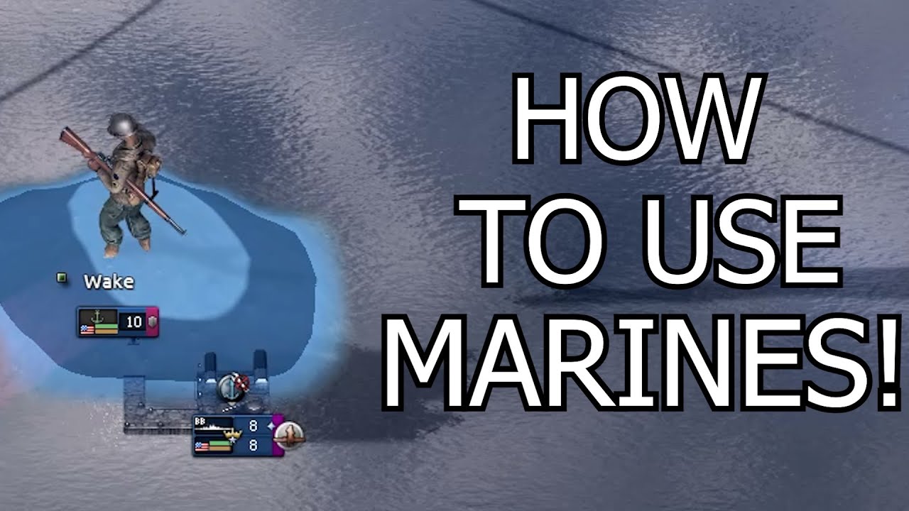 How to use MARINES in Hearts of Iron 4! [HOI4]