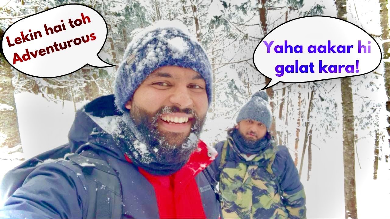 Epic Winter Hiking Adventure in Quebec | Snowy Trails & Breathtaking Views! #snow #winterhiking