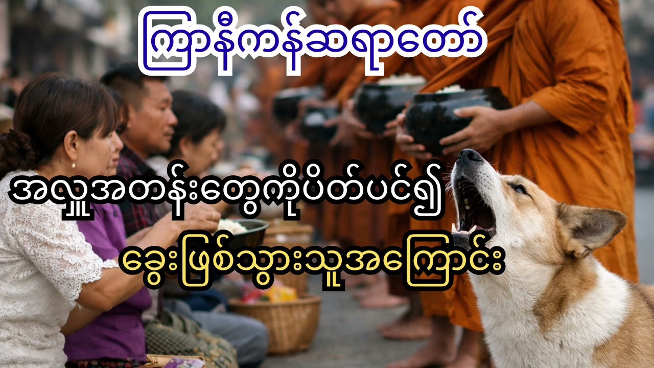 ကြာနီကန်ဆရာတော်ဟောကြားသော(လူလားခွေးလားတရားတော်)