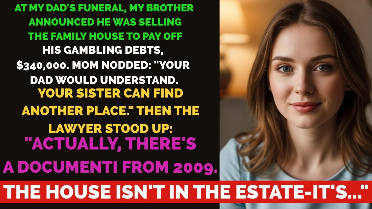 At My Dad's Funeral, My Brother Announced He'd Sell Our Family Home To Pay His Gambling Debts...