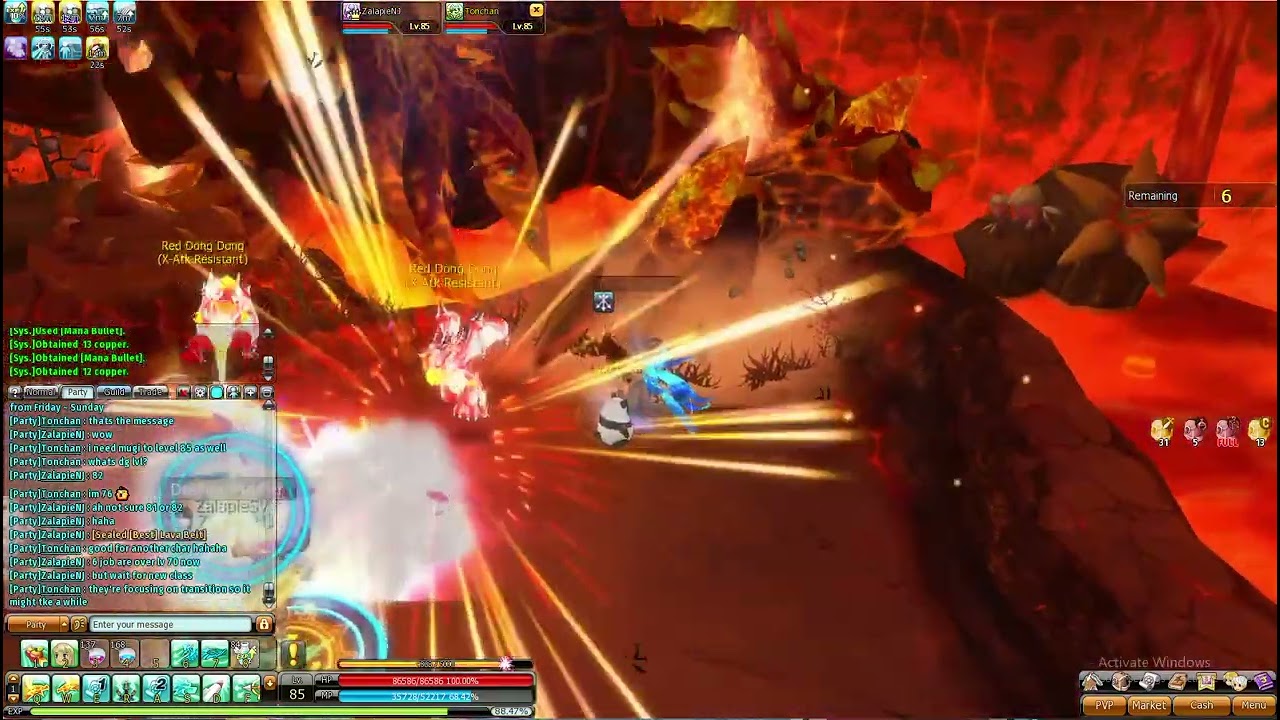 Dragon Saga Lavalon Dungeon Ecpert mode ft. ZalapieNJ