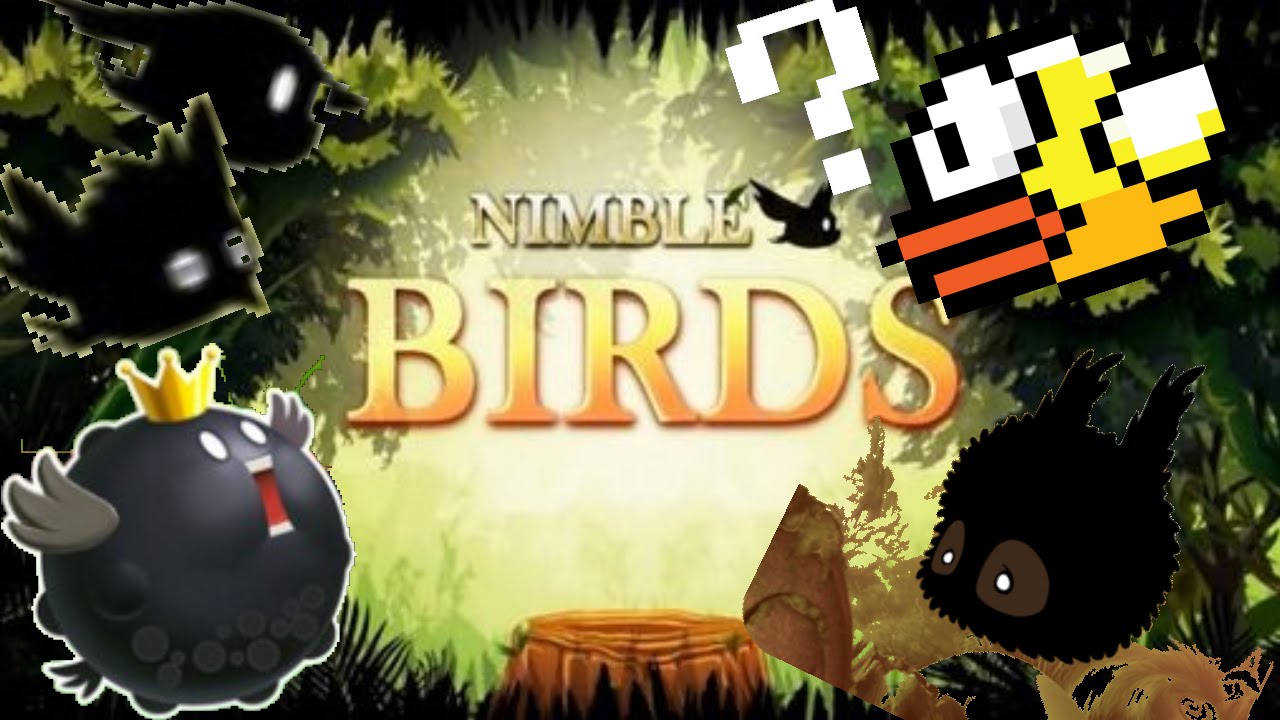 NIMBLE BIRDS Review | Flappy Bird meets Badland - iOS App Gameplay (Android, iPhone, iPad)