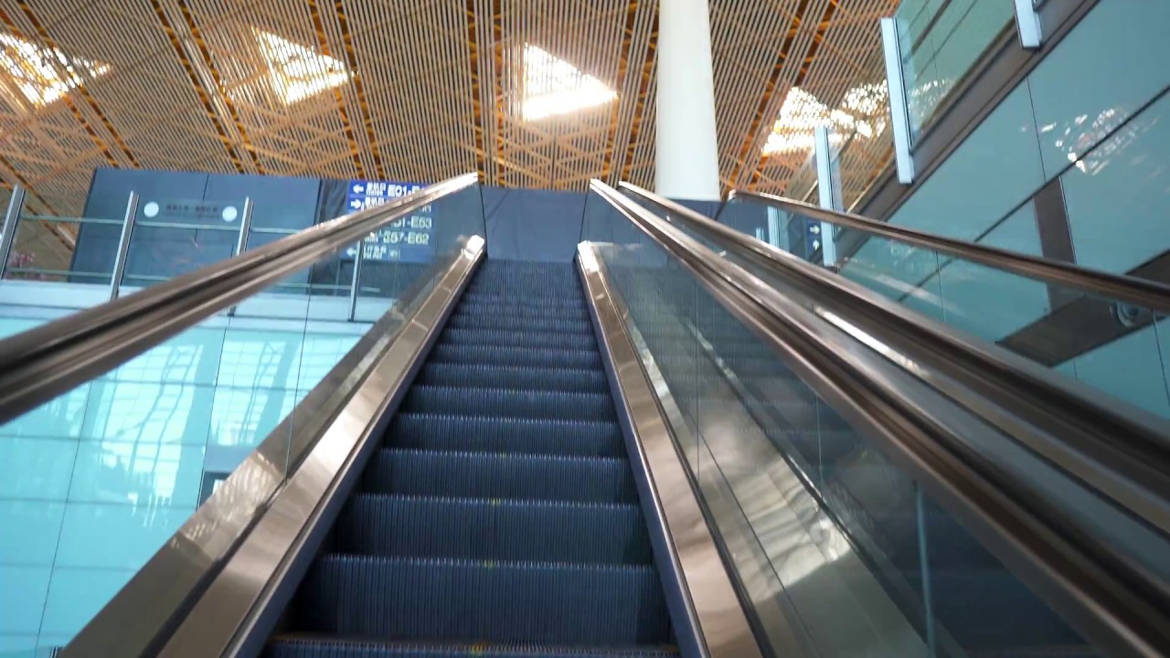 China, Beijing Capital International Airport, 3X KONE elevator, 2X Shanghai Mitsubishi escalator