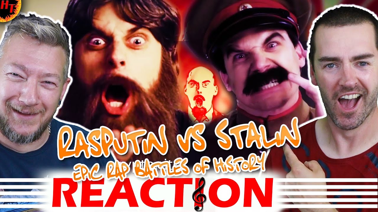 ERB REACTION! Rasputin vs Stalin ( Epic Rap Battles of History )