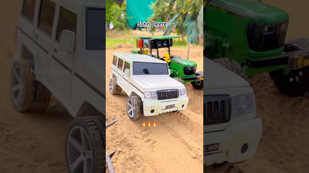 Bolero with John Deere 🔥🔥off-roading 💪😱#automobile