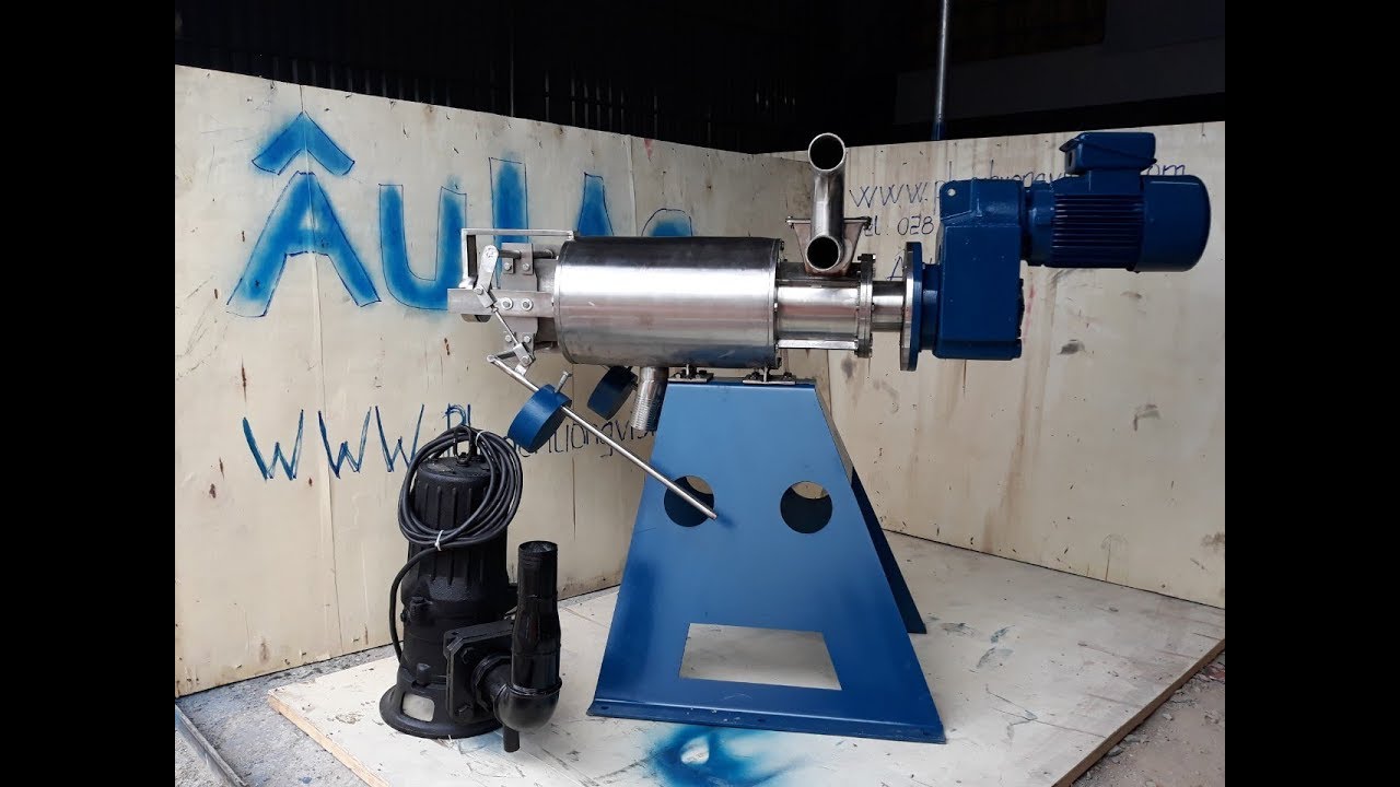 Máy ép phân heo Mini giá rẻ xử lý phân heo