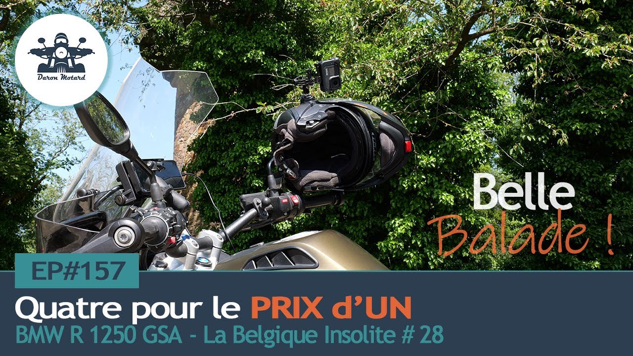 EP#157 :  Quatre pour le prix d'un - La Belgique Insolite à moto (#28) #BMWR1250GSA #BMWMOTORRAD