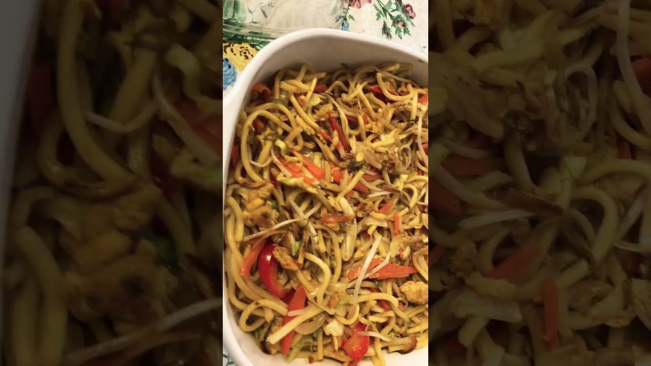 PANCIT BISAYA WITH 🥚 NO MEAT 🥩