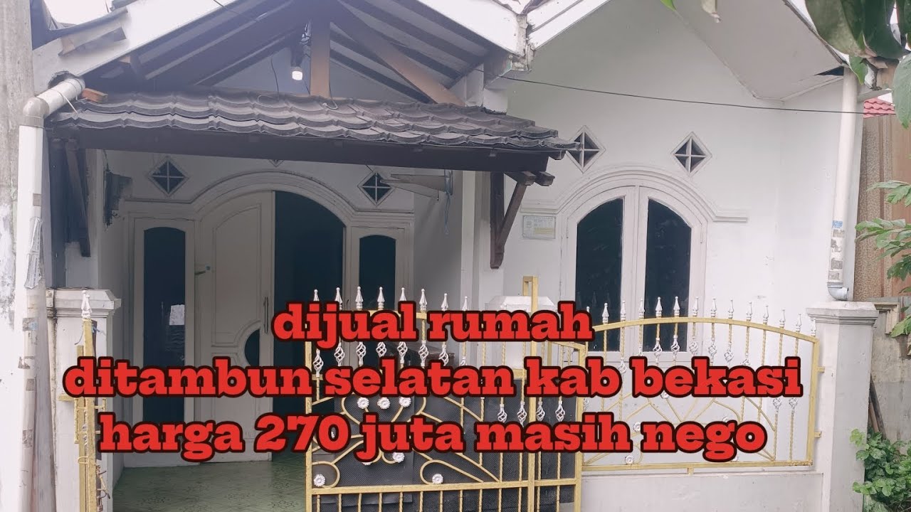 Dijual rumah ditambun selatan kab bekasi