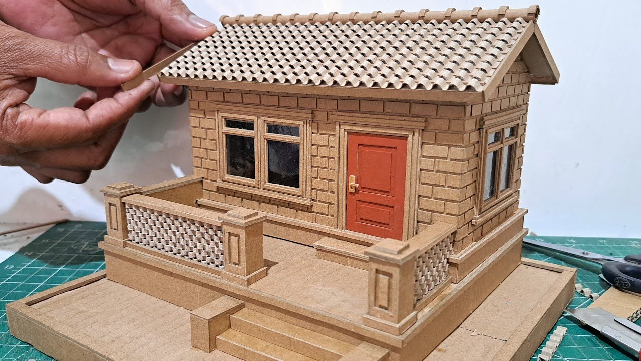 AKU HABISKAN 200 JAM MEMBUAT RUMAH DARI KARDUS