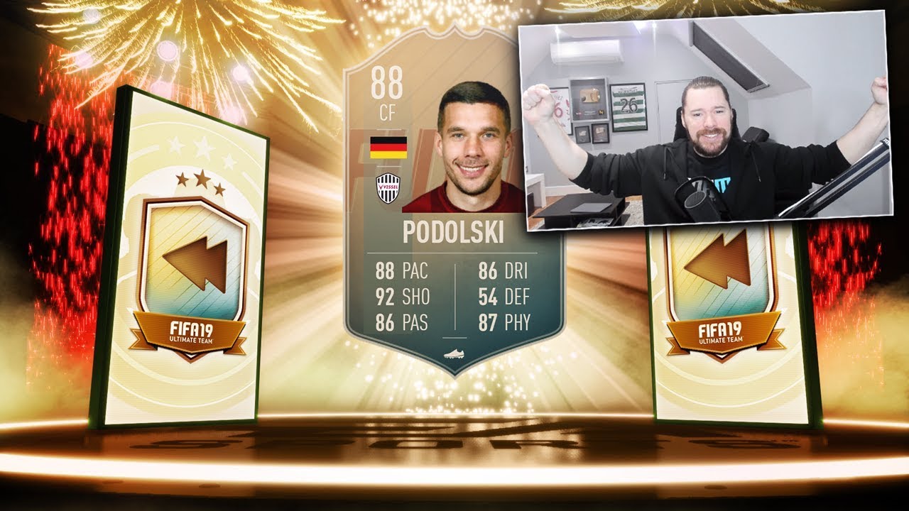 88 RATED FLASHBACK PODOLSKI! - FIFA 19 Ultimate Team