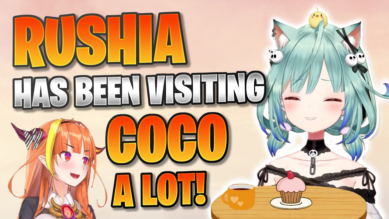 Kiryu Coco & Rushia growing friendship: Out of all Holomem, Rushia visits KanaCoco house the most!