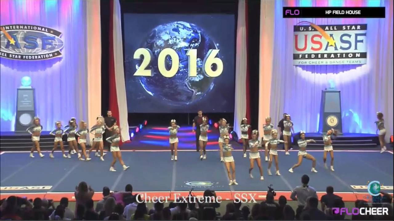 Cheer Extreme - SSX - Worlds 2016 Finals - World Champions!!!