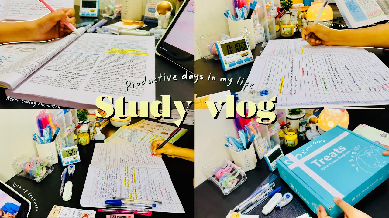 Study vlog ft. A lot of studying 🧬 preparing for NEET 2023 PCMB 11th grader *productive* 🍃🏆