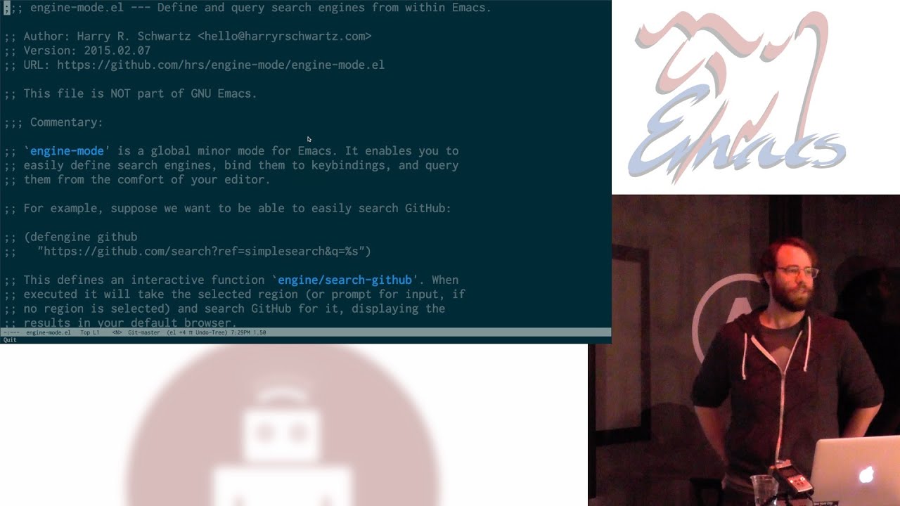 Searching the Web with engine-mode