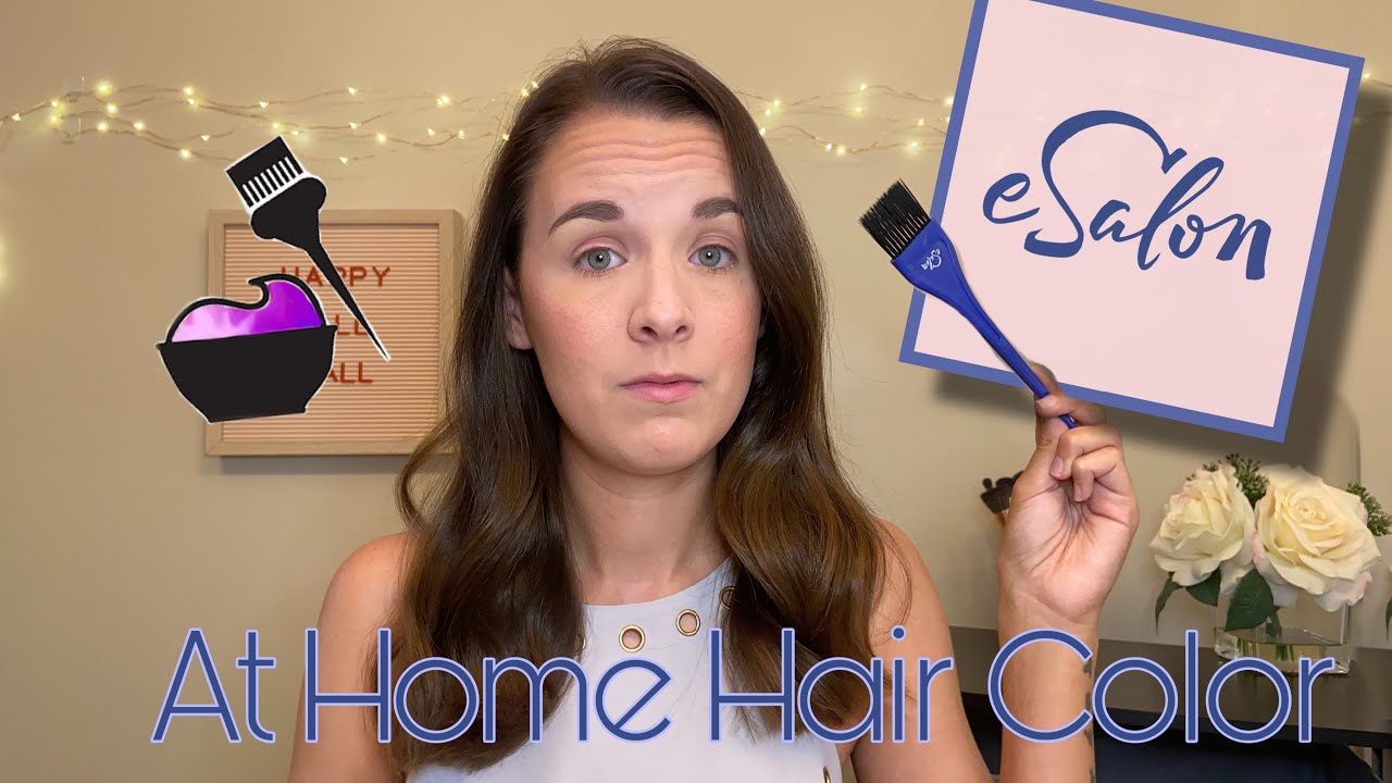 ESALON: COLORING HAIR AT HOME TUTORIAL