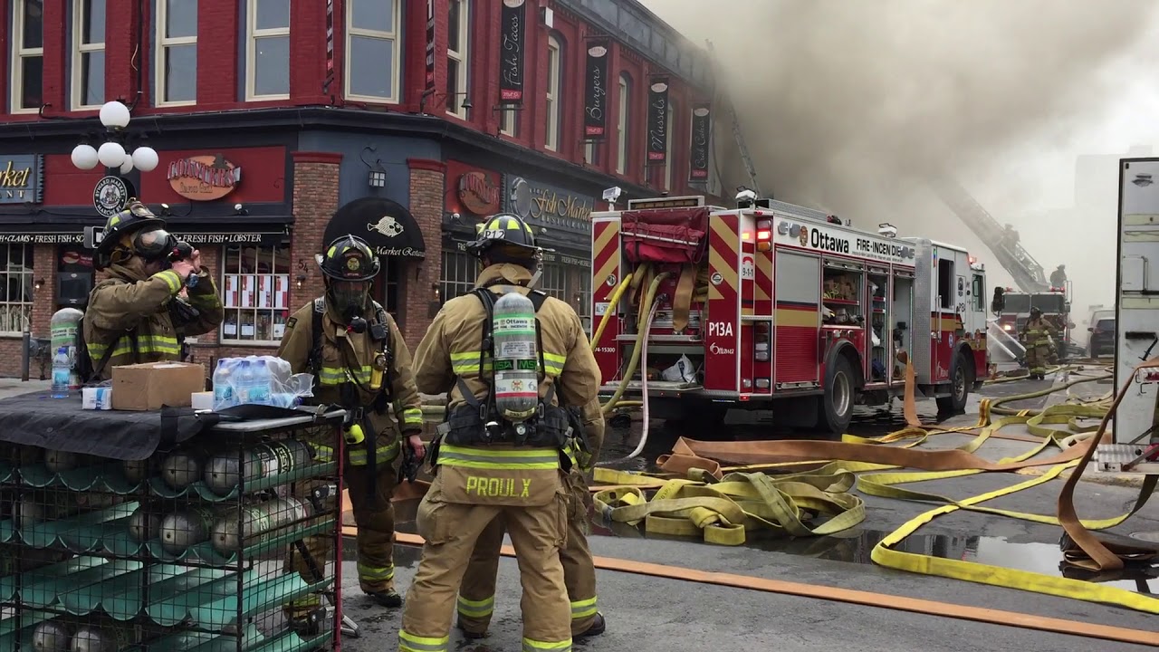 Raw video: ByWard Market fire at Vittoria Trattoria Restaurant