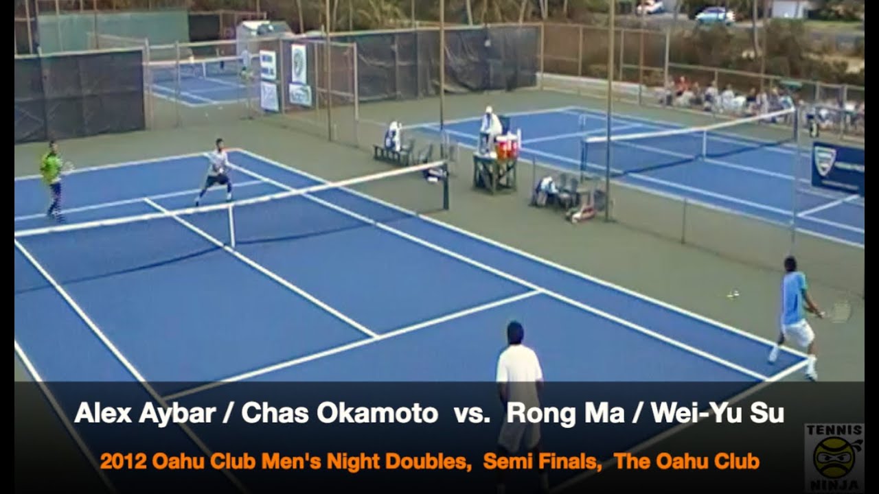 Aybar/Okamoto v Ma/Su SF HLTS - 2012 Oahu Club Men's Night Doubles