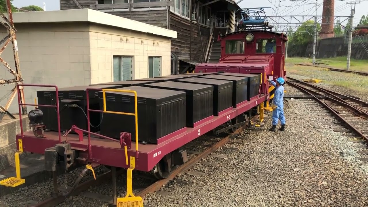 炭鉱電車11号　機回しして今日のお仕事終了