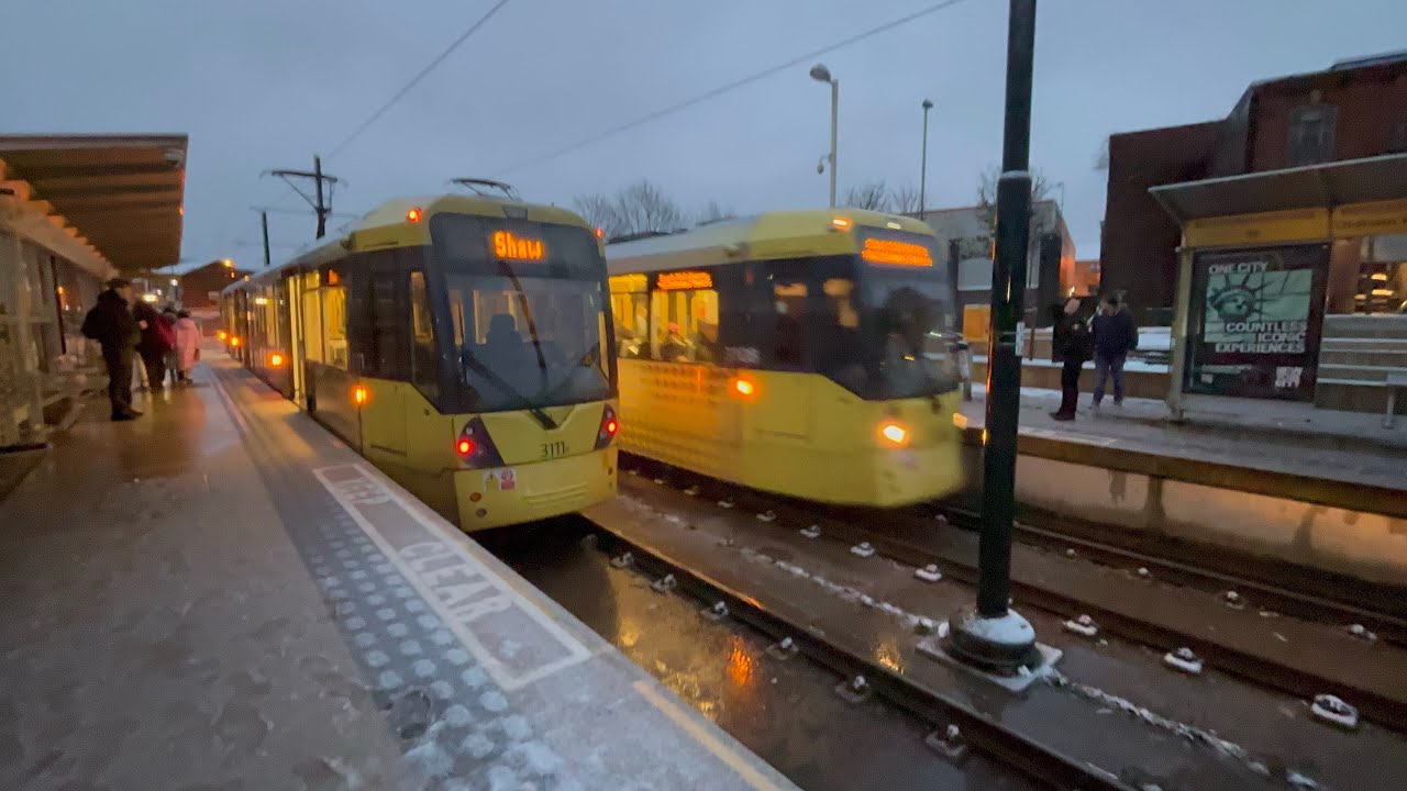 Tram-Spotting At Oldham King Street (6.1.25) | Manchester MetroLink