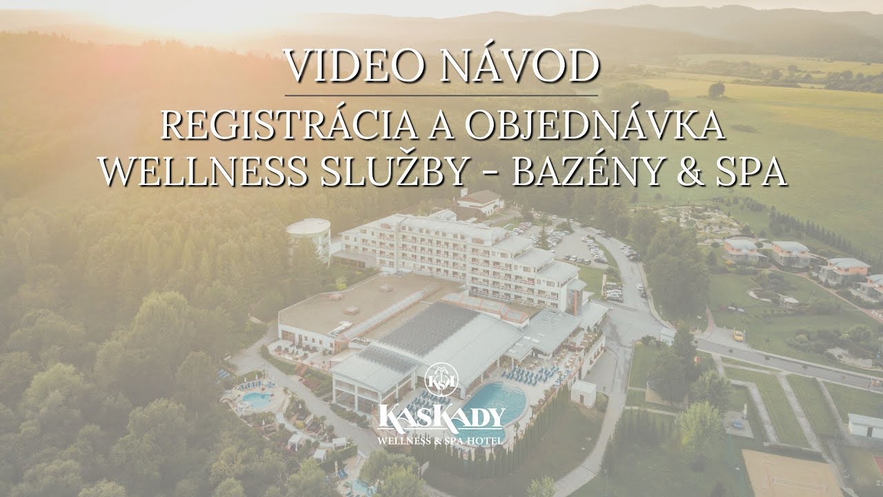 VIDEO NÁVOD | REGISTRÁCIA A OBJEDNÁVKA | Wellness služby - Bazény & Spa pre neubytovaných hostí