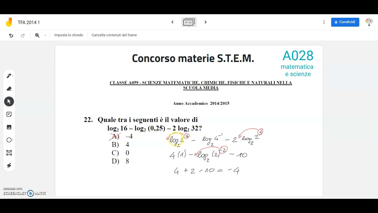 Concorso STEM TFA 2014 (20-24)