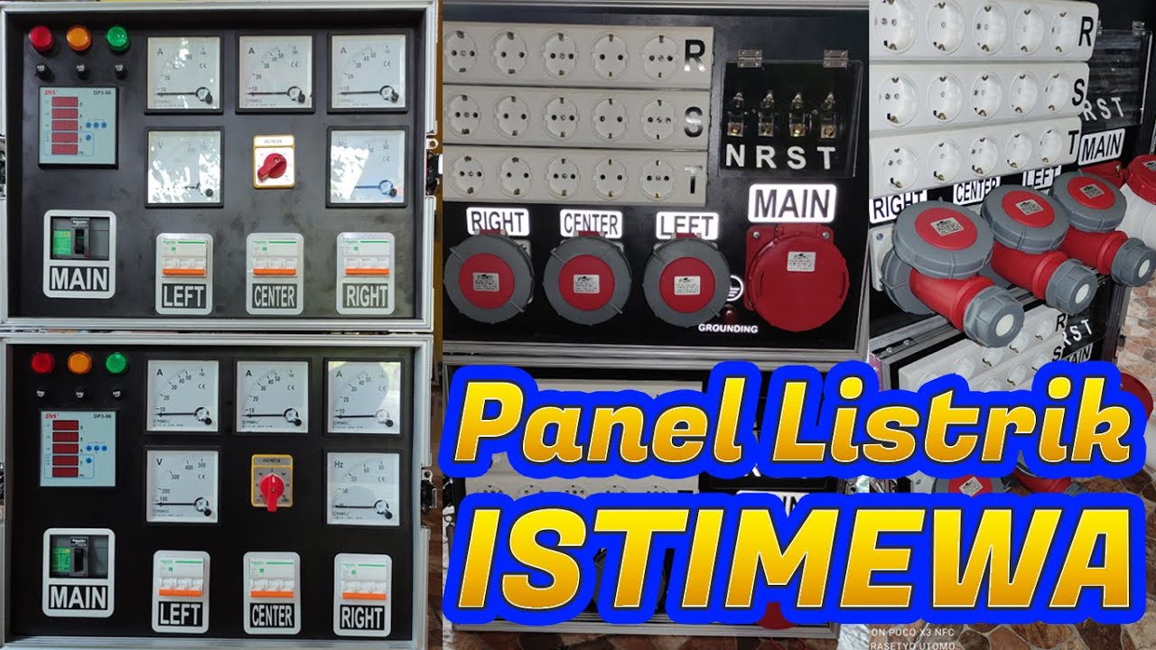 PANEL LISTRIK ISTIMEWA KEREN DILENGKAPI GRONDING |