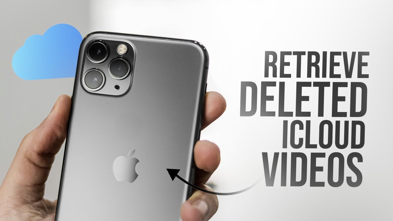 How to Retrieve Deleted Video on iPhone iCloud (tutorial)
