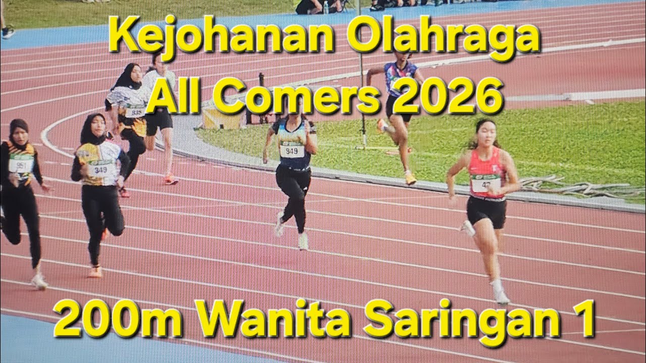 200m Wanita Saringan 1 Kejohanan Olahraga Rakan Muda MSWP POWP MILO Junior All Comers 2026