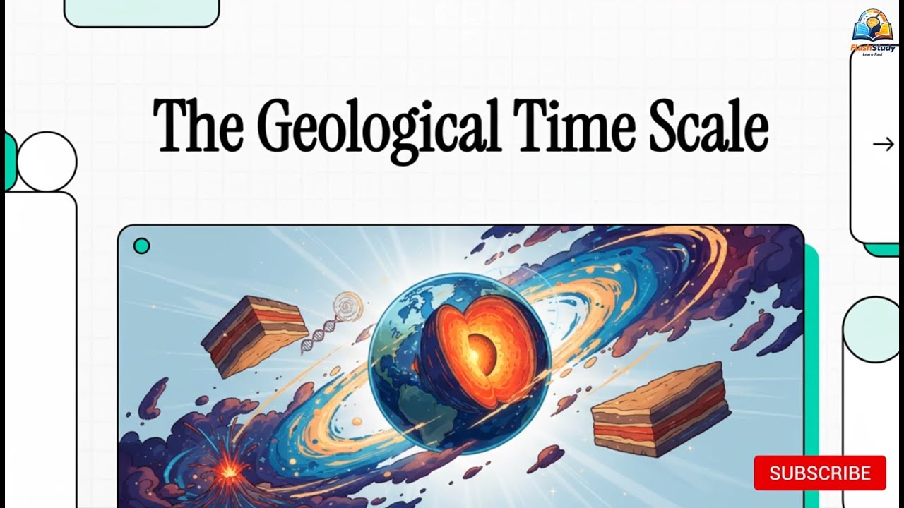 The Geological Time Scale || Geography L - 7 || Geography Through Animation || UPSC || All State PCS