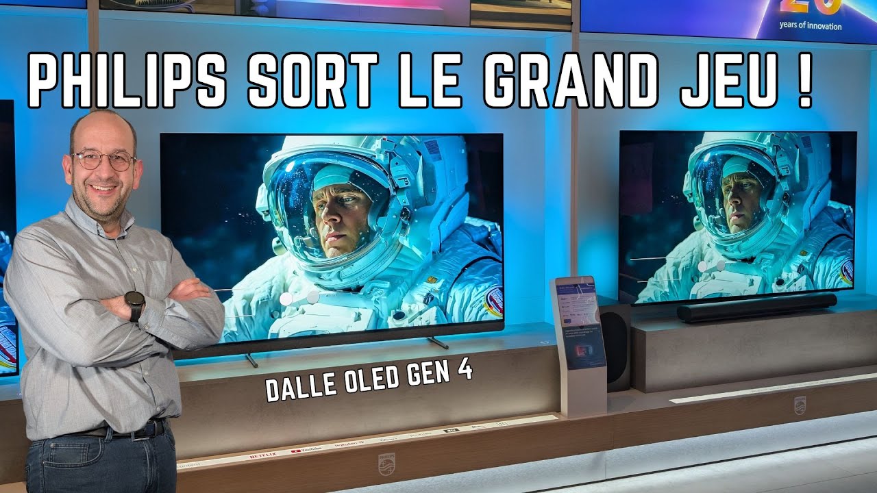 Philips TV : le MEILLEUR de l'OLED pour 2025 ? Infos et premières impressions