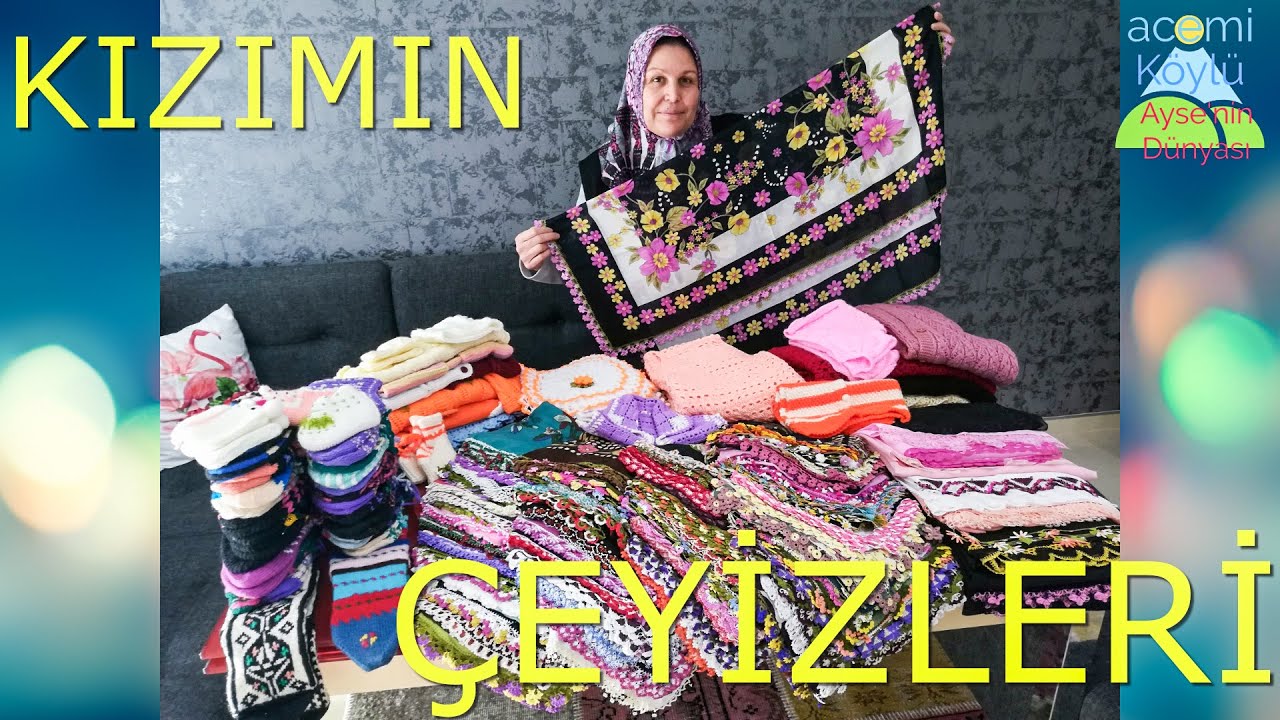 KIZIMIN ÇEYİZLERİNE BAKTIK