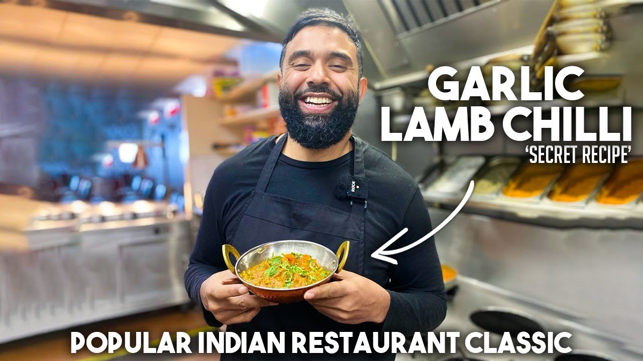 Secret Indian Recipe Revealed | Lamb Garlic Chilli | Bonus Clips Behind the Scene | BIR Tutorial!