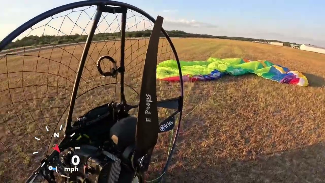 Could have been worse… my paramotor aborted takeoff. Raw footage. NSFW language warning.