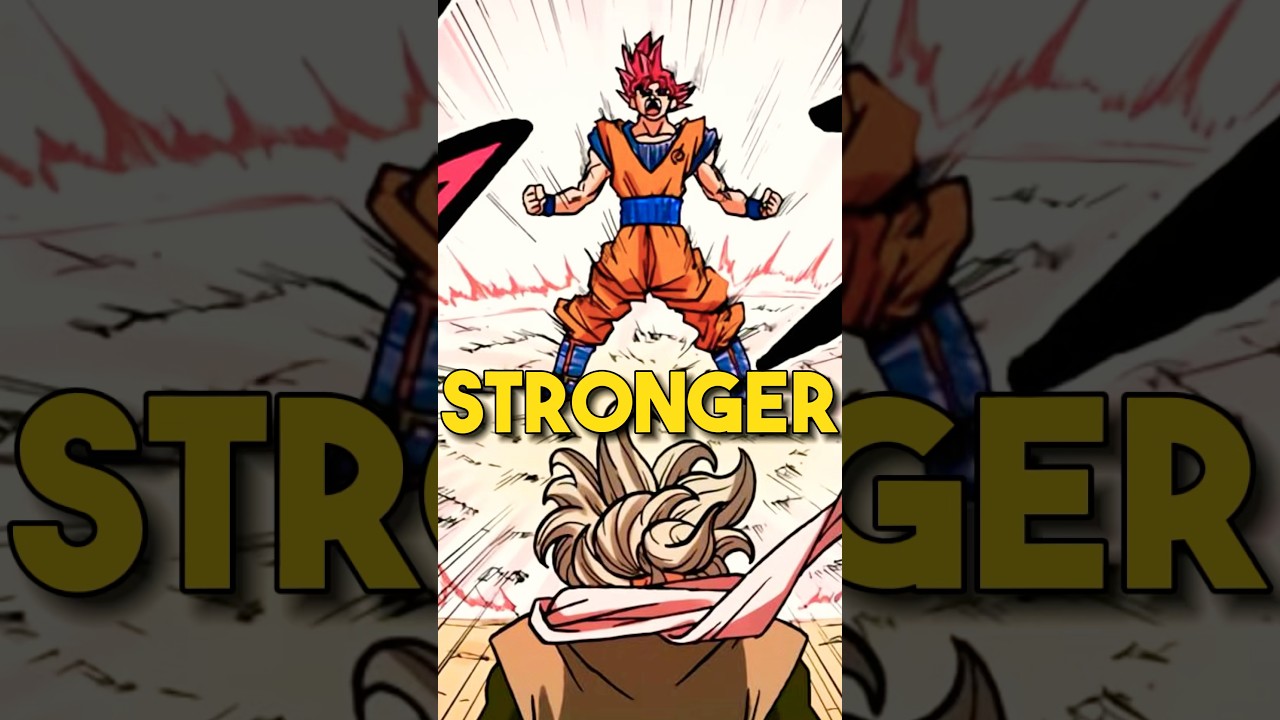 How Super Saiyan God Was Handled In The Manga #shorts #dragonball