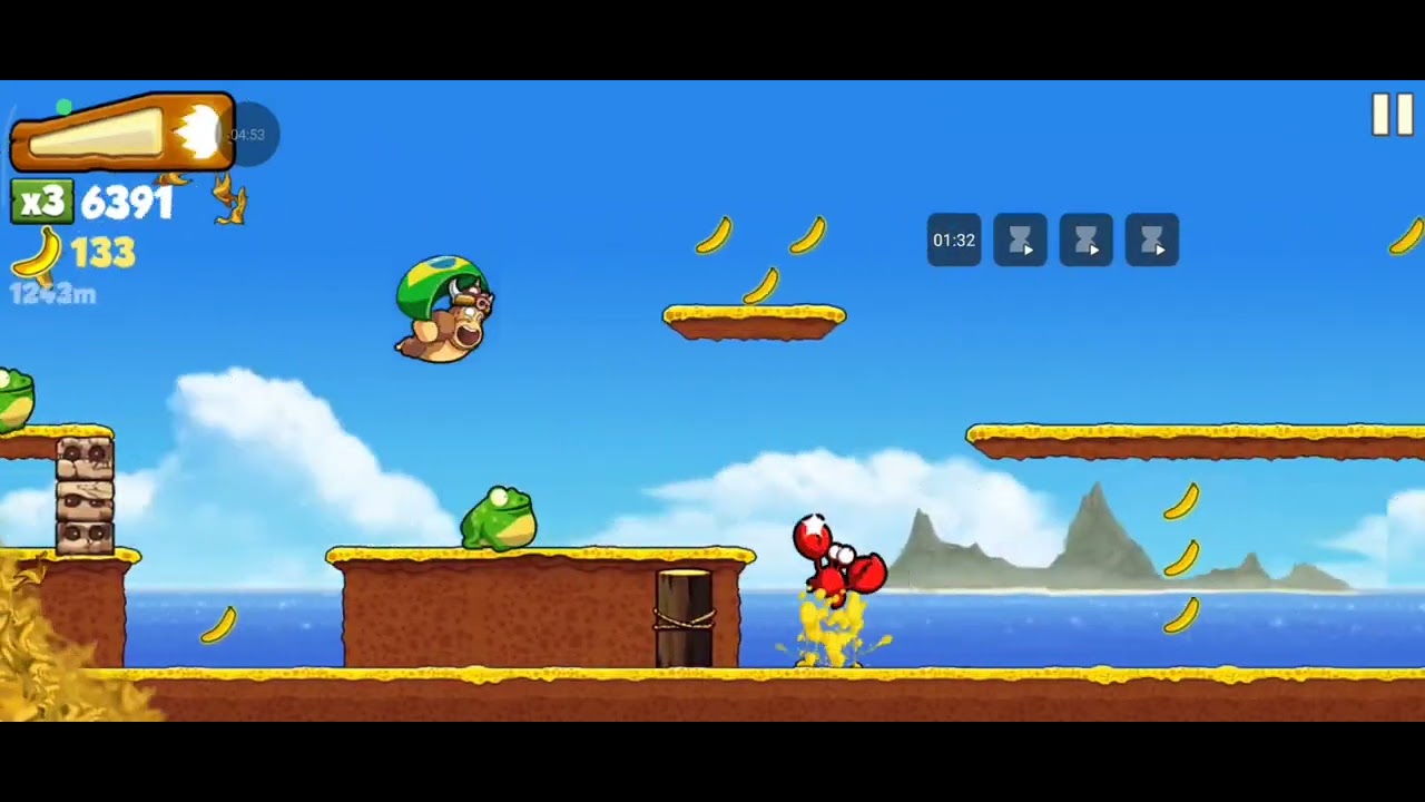Speed runner de banana com 0 mortes
