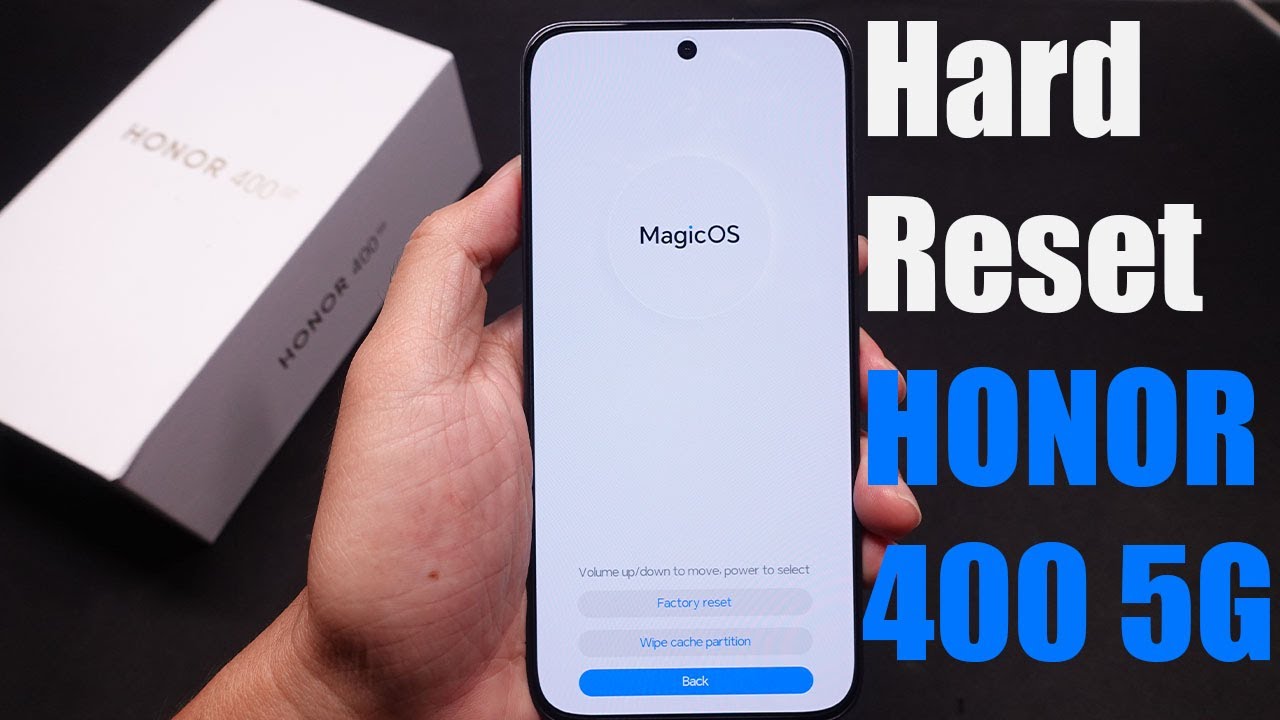 How To Hard Reset HONOR 400 5G