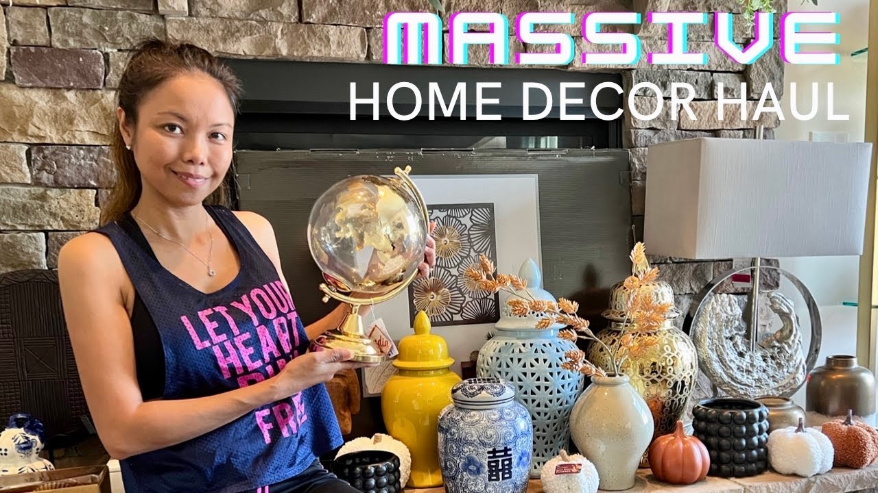 The BEST Home Décor Haul EVER all year round | Glamour  Ellen FALL DECOR 2022 | #glamourellen