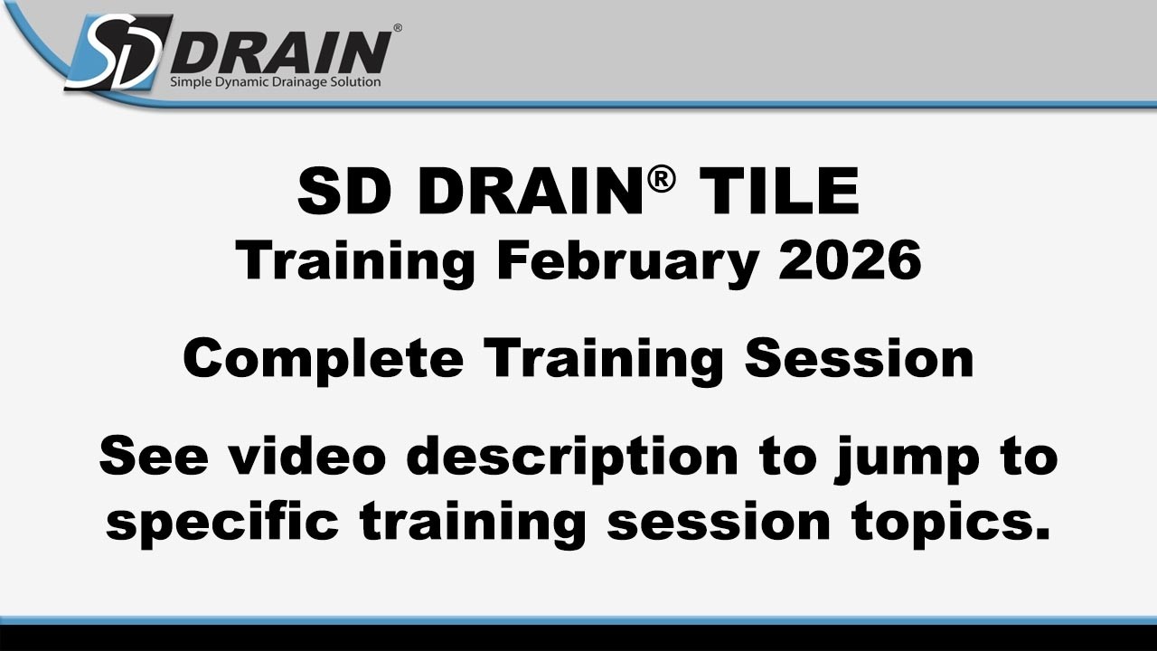Szkolenie SD Drain Tile 2026
