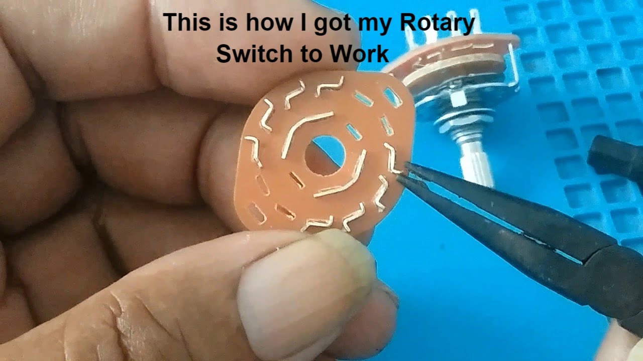 This is how I got my Rotary Switch to Work
