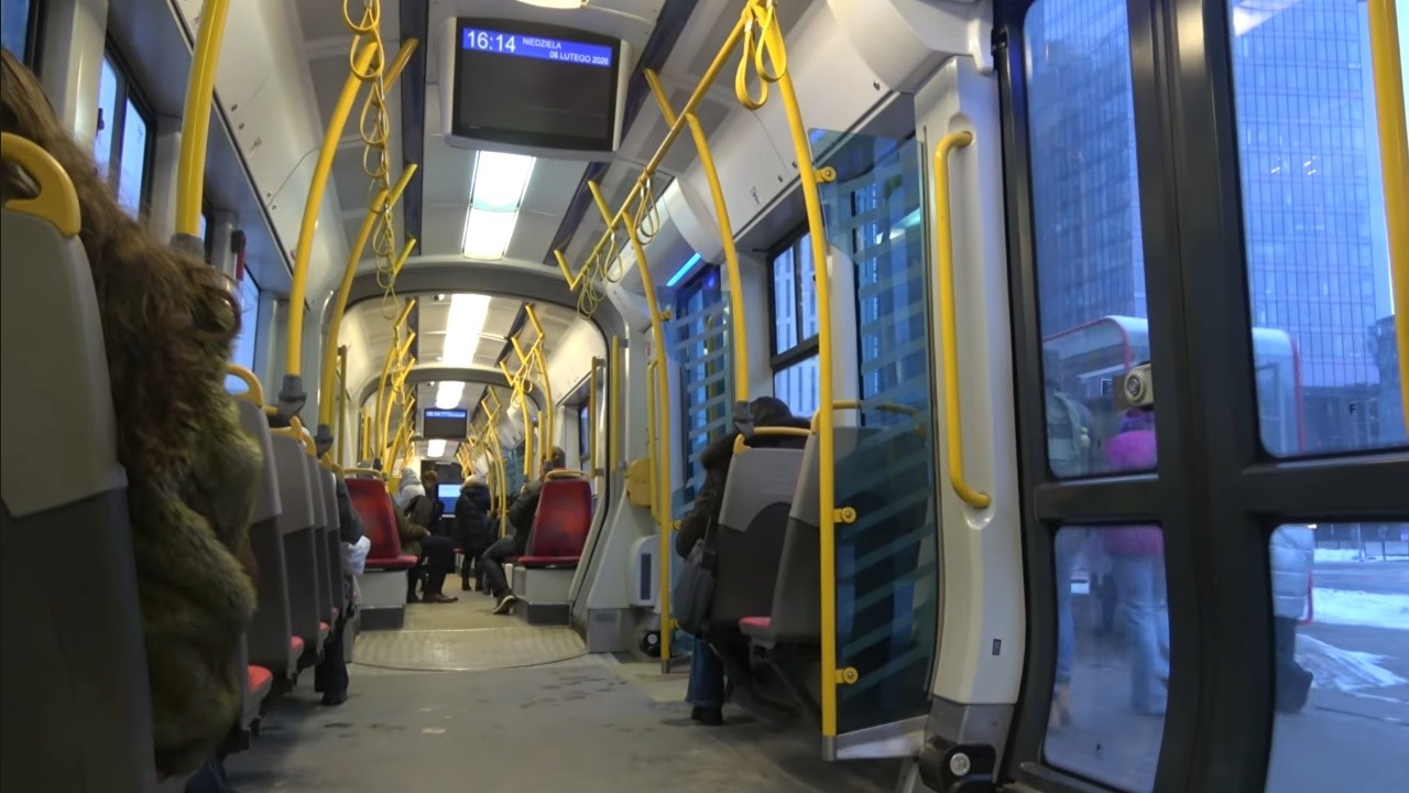 Tram Ride, Warsaw, Poland, 2026 [REAR VIEW]