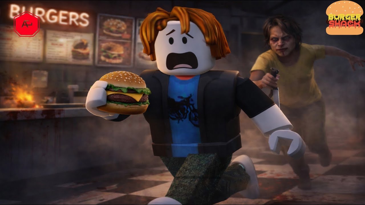 I WAS SELLING A BURGER AT MIDNIGHT BUT A PSYCHO KILLER AUNTY TRY TO KILLED ME [BURGER SHACK]
