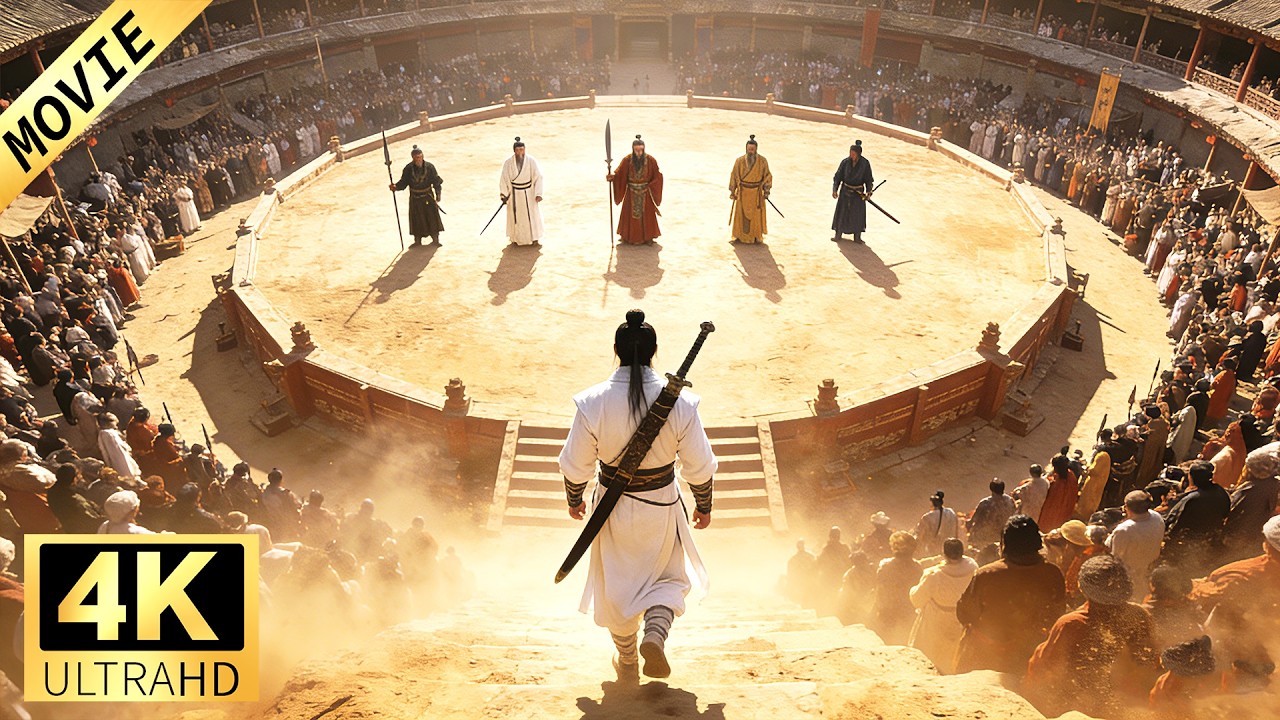 🔥【4k電影】擂台上被瞧不起的小夥，竟是功夫大師，一人決鬥十大武林高手！！#功夫#武侠 #kungfu#shz