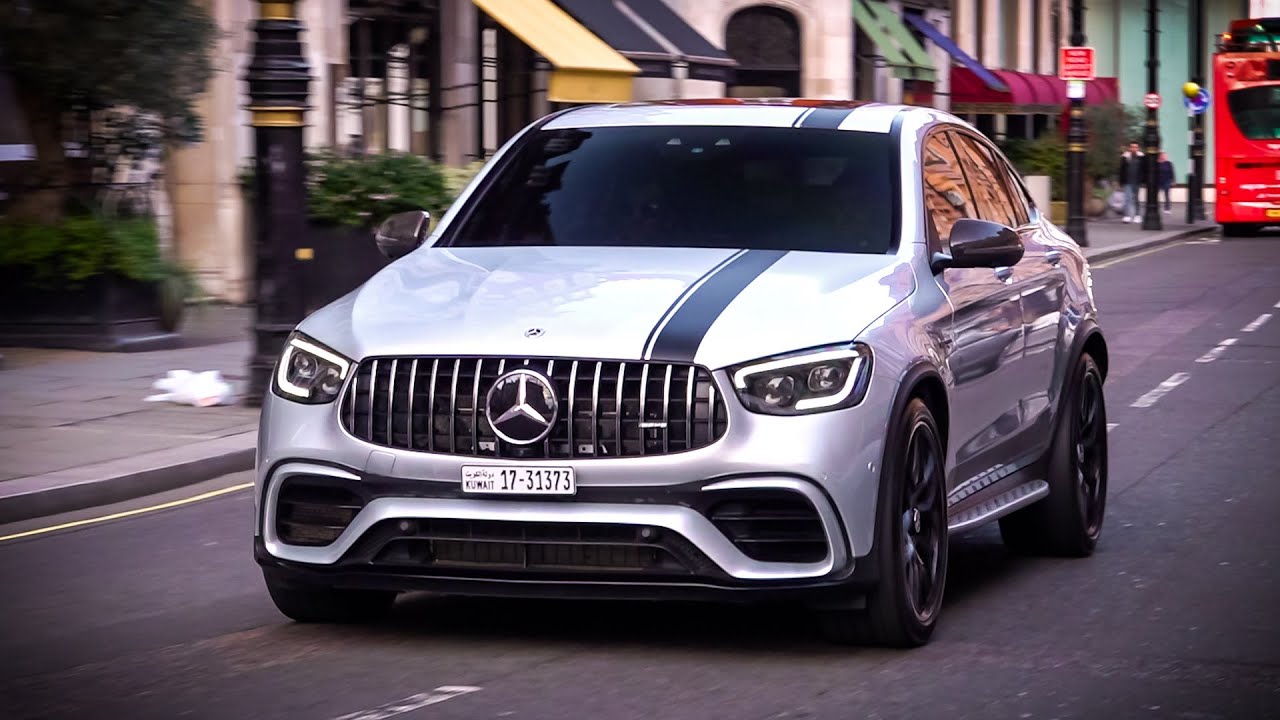 Very LOUD Mercedes-AMG GLC 63 S Coupe C253 in London